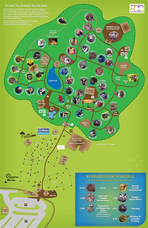 Houston Zoo Map - Central Florida Zoo Map | Printable Maps