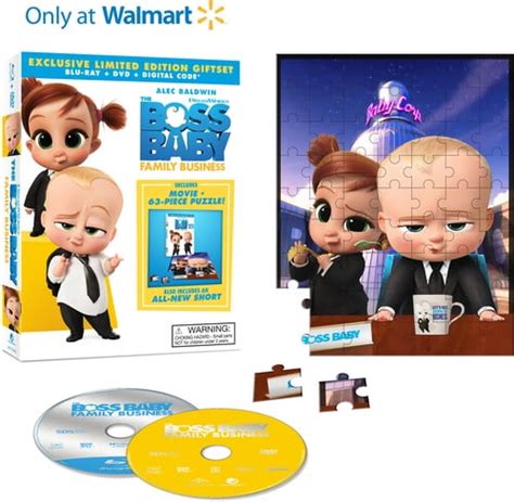 Boss Baby: Family Business (Walmart Exclusive) (Blu-ray + DVD + Digital Copy) (Walmart Exclusive ...