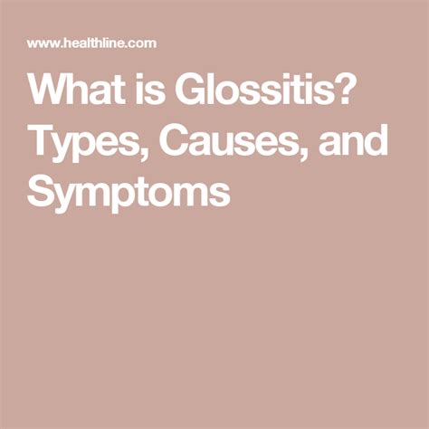 What is Glossitis? Types, Causes, and Symptoms | Glossitis, Symptoms ...