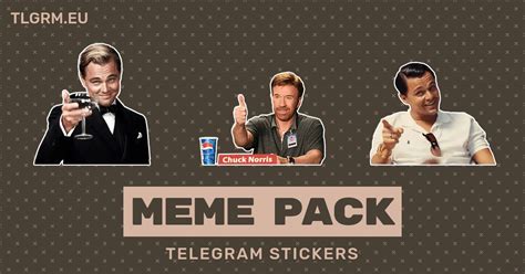 “Meme Pack” stickers set for Telegram