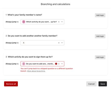 Logic Map - Help Center | Typeform