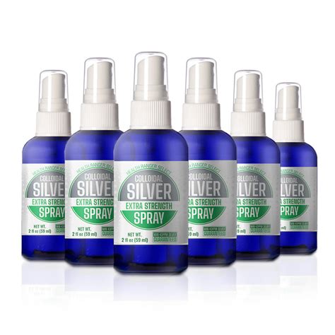 Colloidal Silver Extra Strength Spray 2 fl oz (59 ml) - 40ppm (6-Pack) — Health Ranger Store