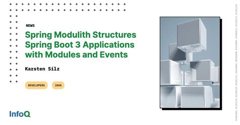 Spring Modulith Structures Spring Boot 3 Applications with Modules and ...