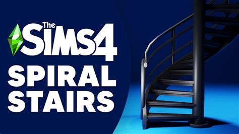 SPIRAL STAIRS ARE FINALLY IN THE SIMS 4 - YouTube