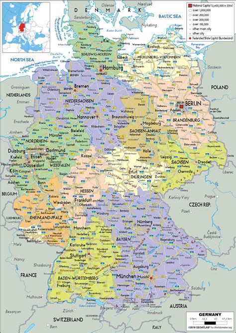 Where Can I Find A Map Of Germany - Dorise Josephine