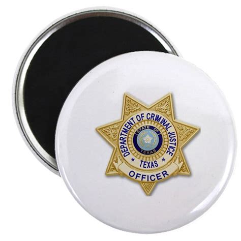 TDCJ Badge Magnet by youngdonflc - CafePress