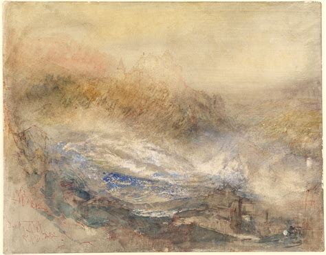 JMW Turner - rare watercolor exhibited in “Paths to Fame: Turner ...