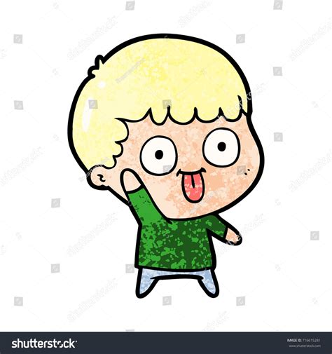 Cartoon Dumb Kid Stock Vector (Royalty Free) 716615281 | Shutterstock