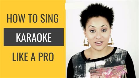 Singing Karaoke Songs | Performance Tips - YouTube