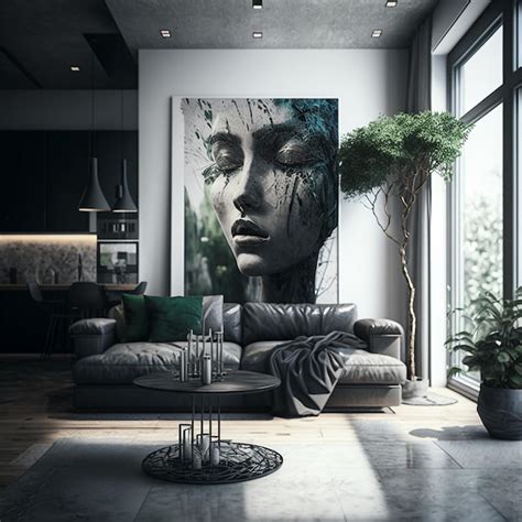 Premium Photo | Southwestern style living room decor interior design AI Generated image AI ...