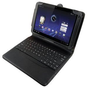 Amazon.com: Motorola Xoom Bluetooth Keyboard Leather Folio Case: Computers & Accessories