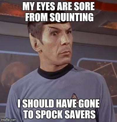 Spock squinting - Imgflip