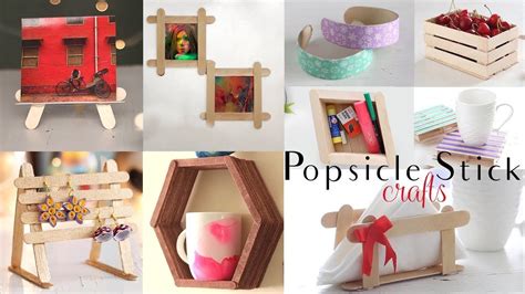 Top 10 DIY Popsicle Stick Craft Compilation | Craft Ideas | Home Decor ...