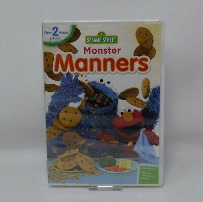 Sesame Street: Monster Manners DVD New sealed. Free shipping ...