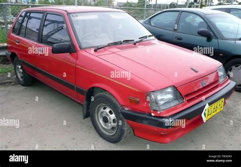 1987 holden barina ml hatchback photographed in sutherland hi-res stock ...