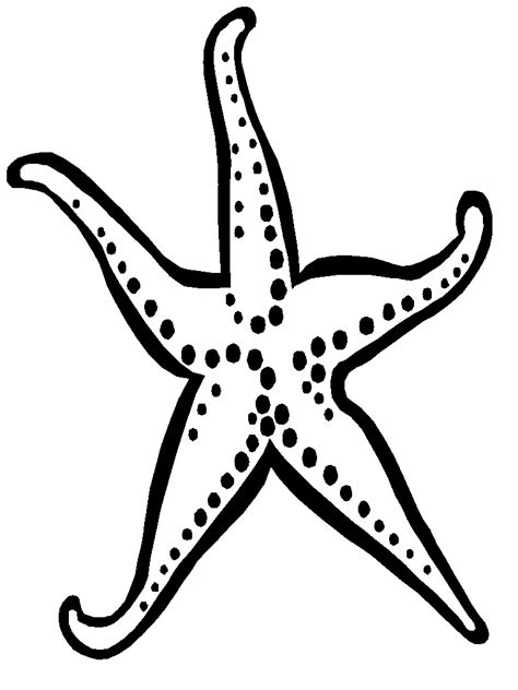 Free Printable Starfish Coloring Pages For Kids