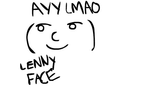 ayy lmao lennyface eye GIF by YourbrandnewPC on Newgrounds