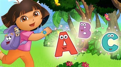 Dora the Explorer - Alphabet Song & Dora ABC Nursery Rhymes Game - Dora Girl Games | Interactief ...