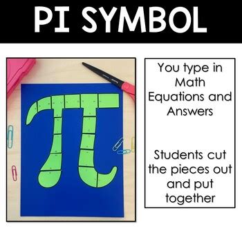 Pi Day Puzzles - Editable Pi Day Puzzles - Pi Day Activities for Elementary