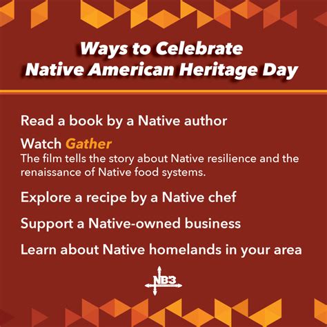 Ways to celebrate Native American Heritage Day – NB3 Foundation