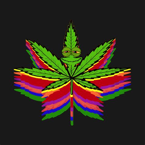 Marijuana leaf rainbow - Pot Leaf Stoned - T-Shirt | TeePublic