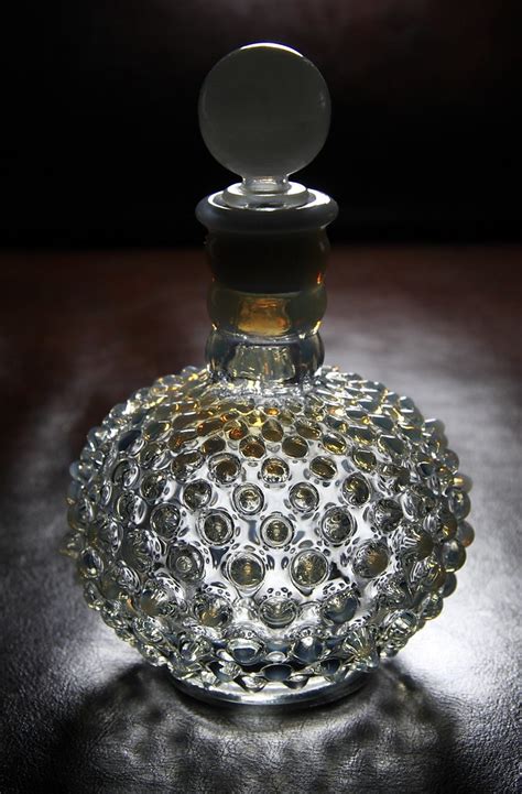 Art deco opalescent Fenton hobnail perfume bottle for Wris… | Flickr