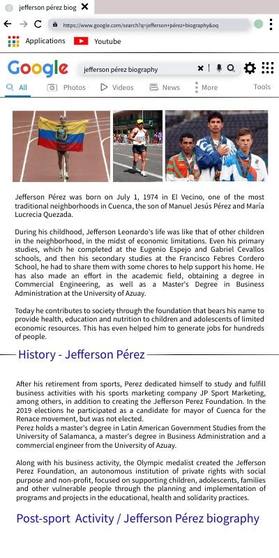 Jefferson Pérez biography