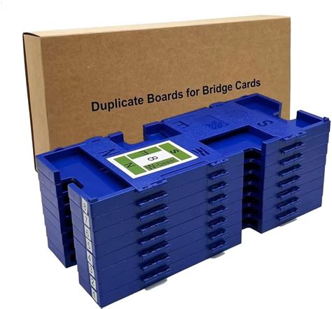 Amazon.com: perixir Duplicate Boards for Bridge Game 8 PCS- Duplicate Bridge Boards for Dealing ...