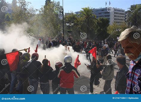 Riots during protests editorial stock image. Image of people - 21671684