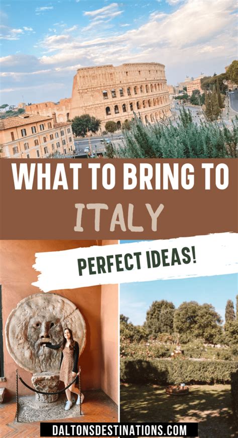 Italy Packing List - What To Pack For Italy • Dalton's Destinations