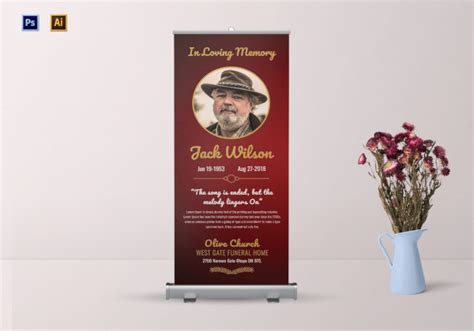 17+ Best Funeral Banner Templates in PSD | AI | Free & Premium Templates