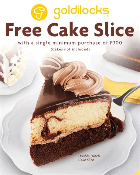 Goldilocks – FREE Cake Slice Promo | Manila On Sale