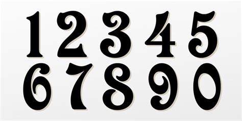 Font victorian numbers - Google Search | Number fonts, Numbers font ...