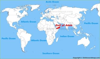 Gulf of Aden Maps | Maps of Gulf of Aden