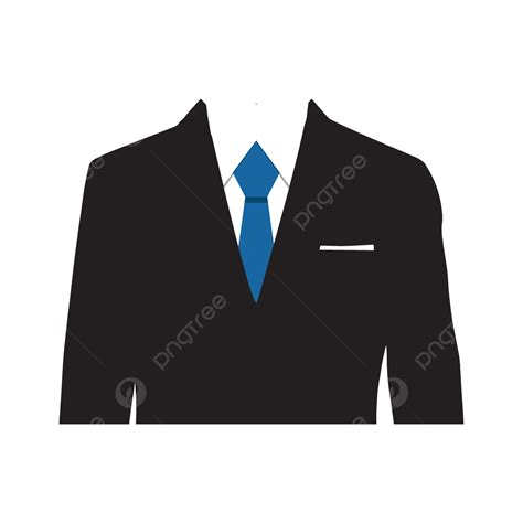 Coat And Tie Vector Art, Tie, Suit, Business Suit PNG and Vector with Transparent Background for ...