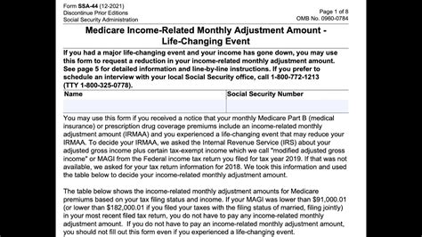 Irmaa Appeal Form 2023 - Printable Forms Free Online