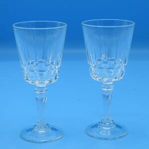 Crystal Cordial Glasses Vintage Crystal Stemware Crystal Wine Glasses ...