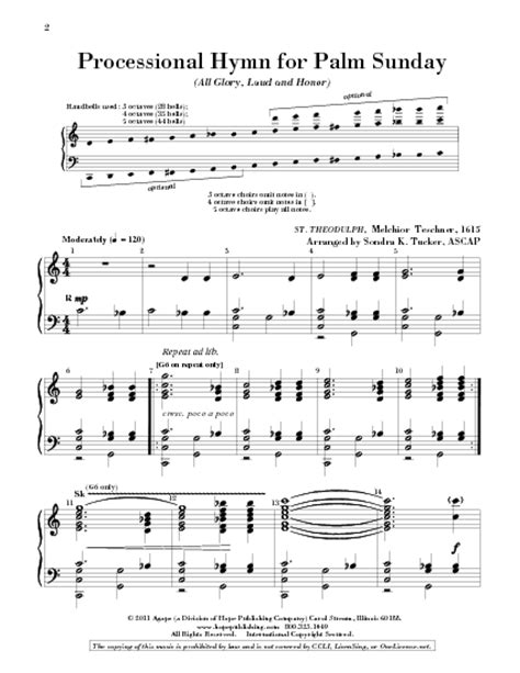 PROCESSIONAL HYMN FOR PALM SUNDAY (All Glory, Laud and Honor) - Hymnary.org