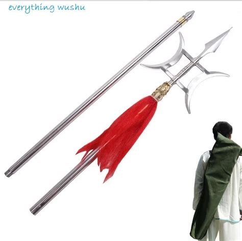 Wushu Double Sided Halberd One Side Halberd Martial Arts Equipment Wushu long Weapon-in Martial ...