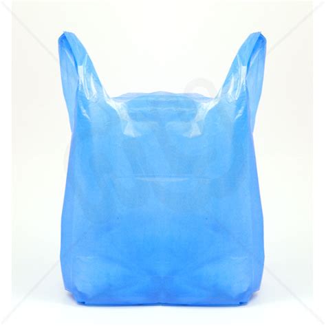 Blue Plastic Vest Carrier Bags | semashow.com