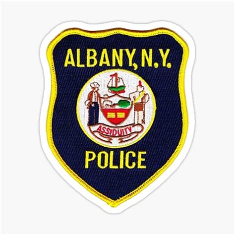 "Albany Police Department" Sticker for Sale by lawrencebaird | Redbubble