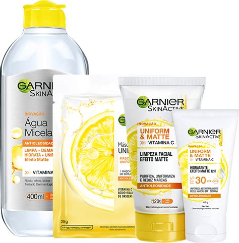 Kit Garnier SkinActive Uniform & Matte | Beleza na Web