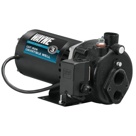 WAYNE CWS100 1 HP Cast Iron Non-Submersible Well Pump Pumps Well Pumps Deep Well | Well jet pump ...