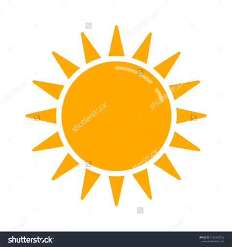 Weather Forecast Icon Vector Seasons Sunny Stock Vector (Royalty Free) 1101095732 | Shutterstock