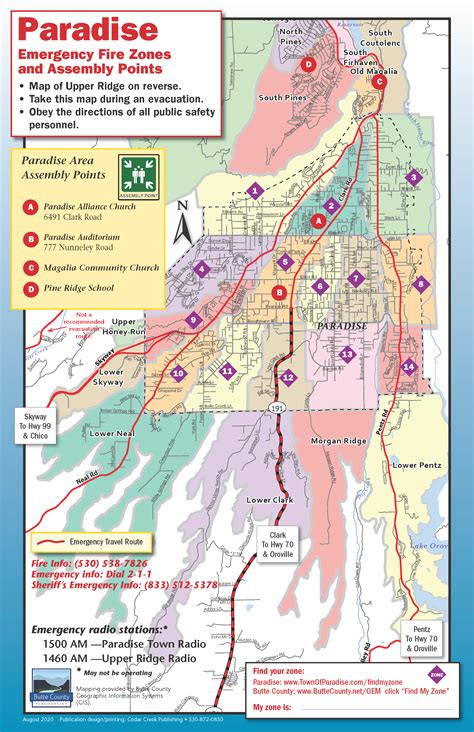 Paradise Evacuation Map | Paradise, CA