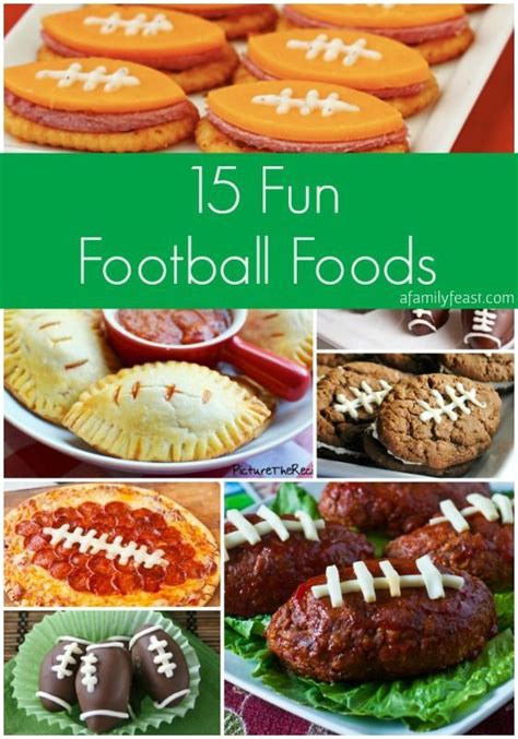 15 Fun Football Foods - A Family Feast | Football food, Food, Football ...