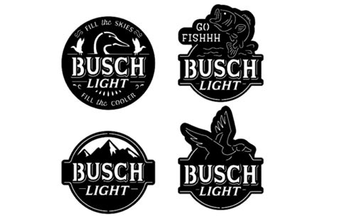 DXF File Busch Light Sign – Plasma Design and Cutting