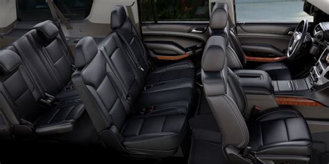 2020 Suburban Large SUV Interior Seating | Chevy suburban, Chevy tahoe ...