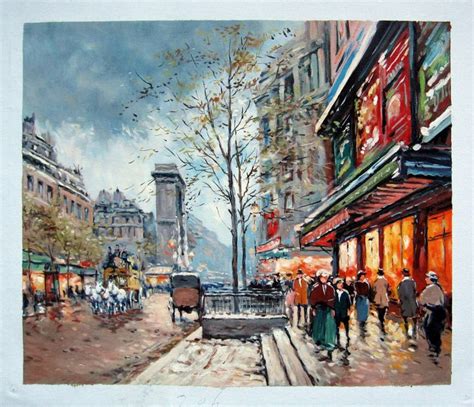 77 best Street Scene painting Art images on Pinterest | Canvas art, Ebay paintings and Oil on canvas