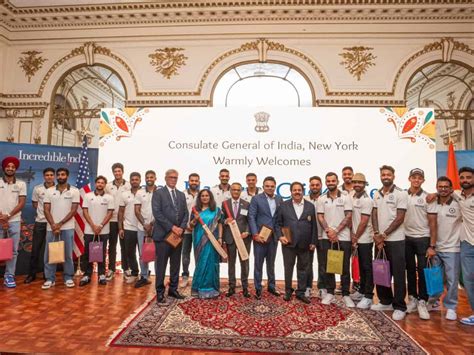 T20 WC: Indian Consulate in New York hosts reception to welcome Team India